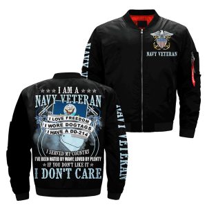 I Am A Navy Veteran I Love Freedom I Wore Dogtags I Have A DD-214