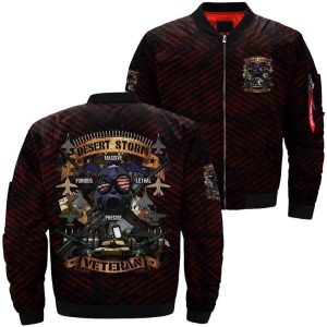 Desert Storm Massive, Furious, Lethal, Precise Veteran Over Print Jacket