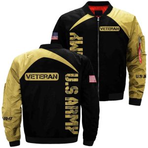 US Army veteran 3D full print jacket