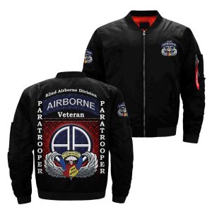 82nd airborne division paratrooper over Print jacket