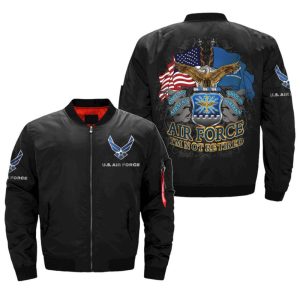 U.S Air Force, I’m Not Retired, Once An Air Force Always An Air Force Over Print Jacket