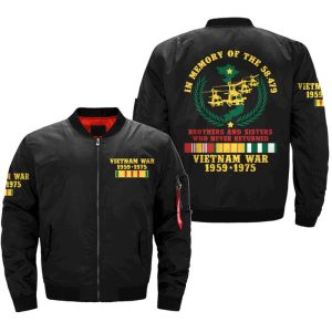 In Memory Of The 58479 Brothers And Sisters Who Never Returned, Vietnam War 1959-1975 Over Print Jacket
