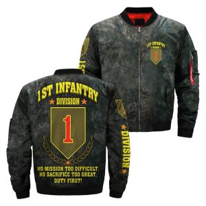 1st Infantry Division over print jacket