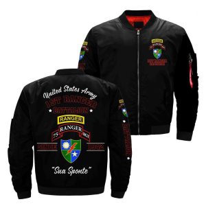 United states army 1st ranger battalion since 1942 sue sponte over Print jacket