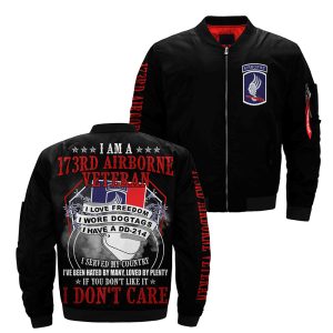 I Am A 173rd Airborne Veteran… Over Print Jacket