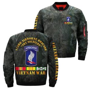 173rd Airborne Brigade sky soldiers Vietnam war over print jacket