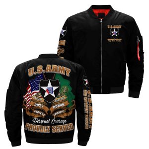 2nd Infantry Division U.S. Army Over Print Jacket