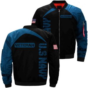 US Navy veteran 3D full print jacket