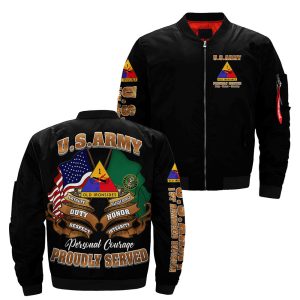 US Army 1st Armored Division Over Print Jacket