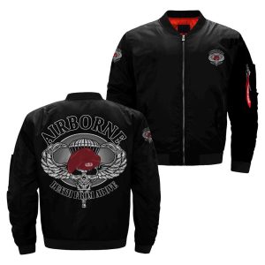 Airborne death from above over print jacket