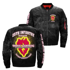 25th infantry division tropic lightning ready to strike, anytime, anywhere united states army over print jacket