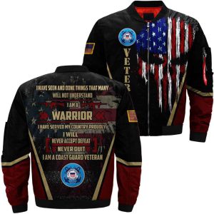 I have seen and done things proudly Coast Guard 3D full print jacket