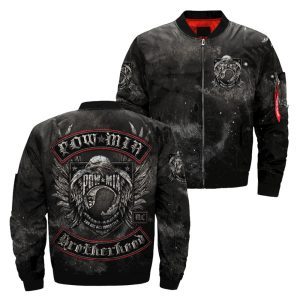 Pow Mia Brotherhood Over Print Jacket