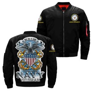 U.S Navy Veteran – The Sea Is Ours OVER PRINT jacket