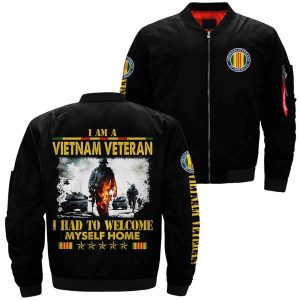 I Am A Vietnam Veteran I Had To Welcome Myself Home Over Print Jacket
